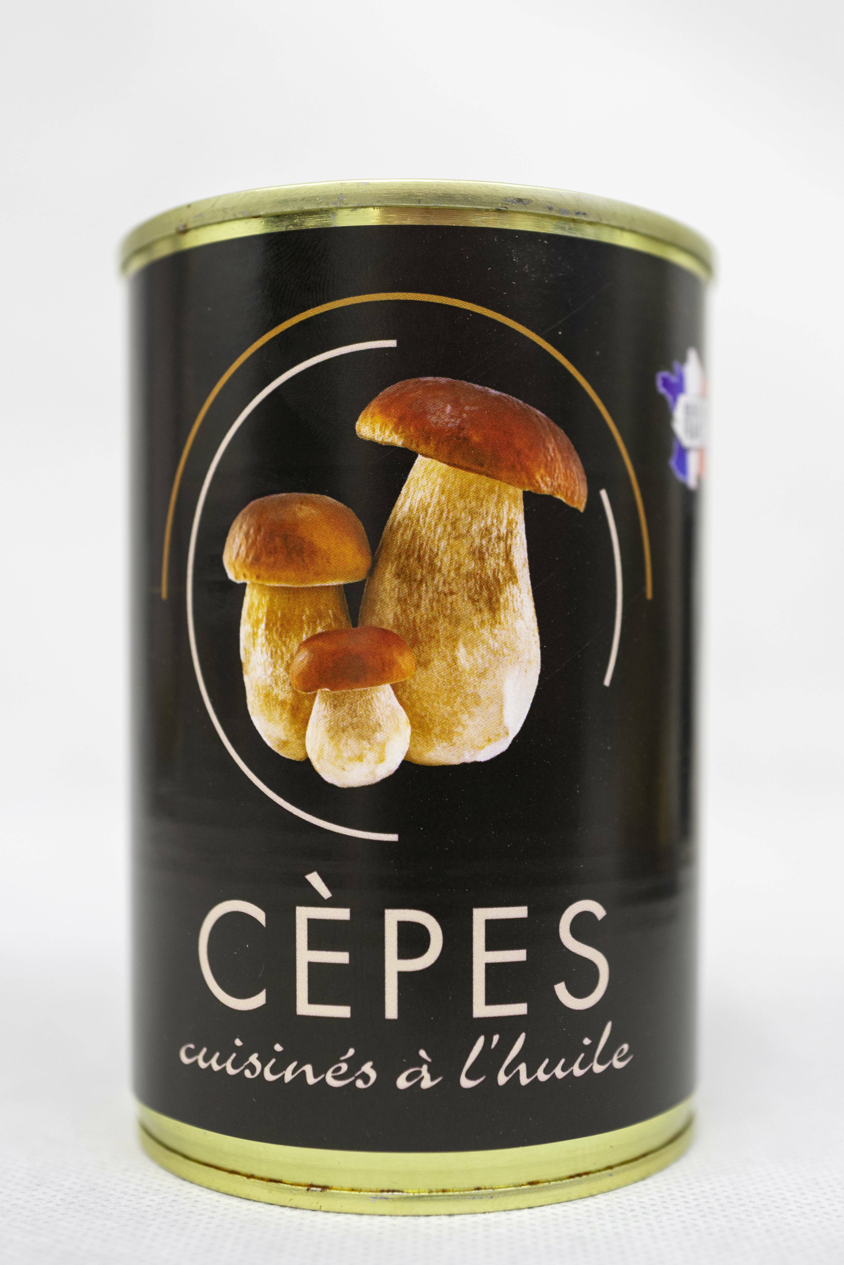 Image Cèpes cuisinés à l'huile conserves