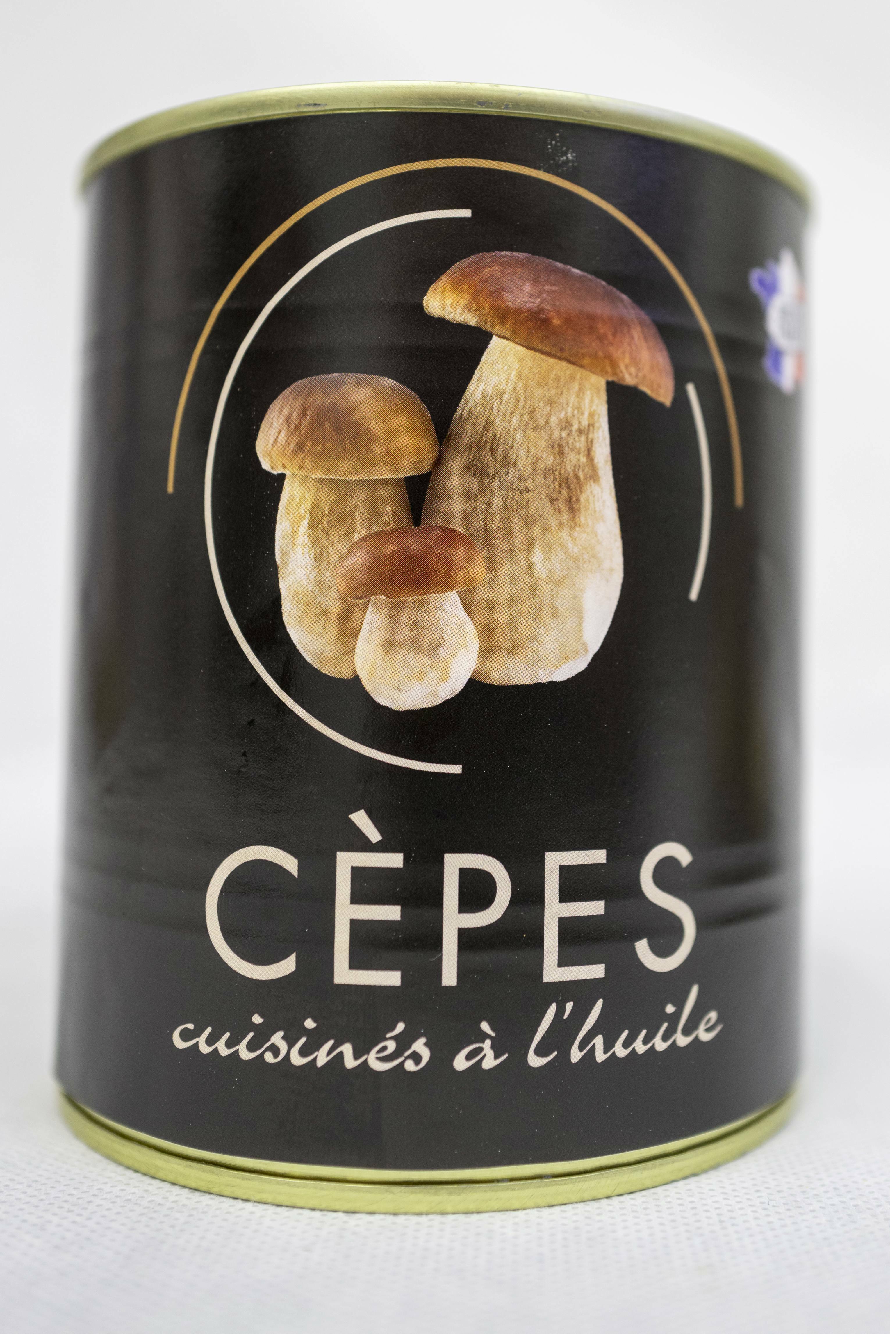 Cèpes cuisinés à l'huile conserves image